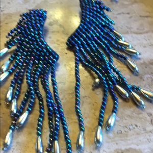 Beautiful Super lightweight beaded earrings pierce